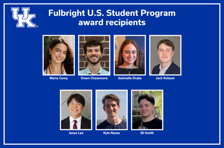 photo array of Fulbright recipients