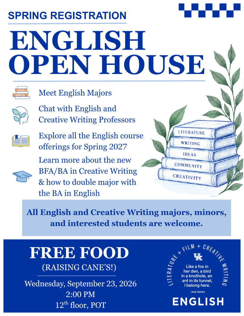 flyer for open house with details